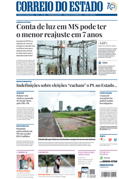 Correio do Estado - Edição de 02 de Abril de 2024