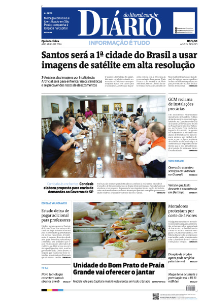 Diário do Litoral - Edição de 04 de Abril de 2024
