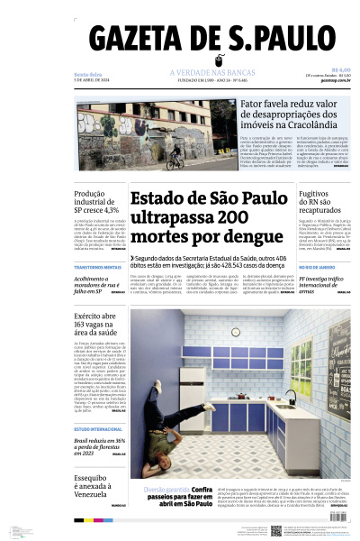 Gazeta de S. Paulo - Edição de 05 de Abril de 2024