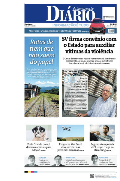 Diário do Litoral - Edição de 07 de Abril de 2024