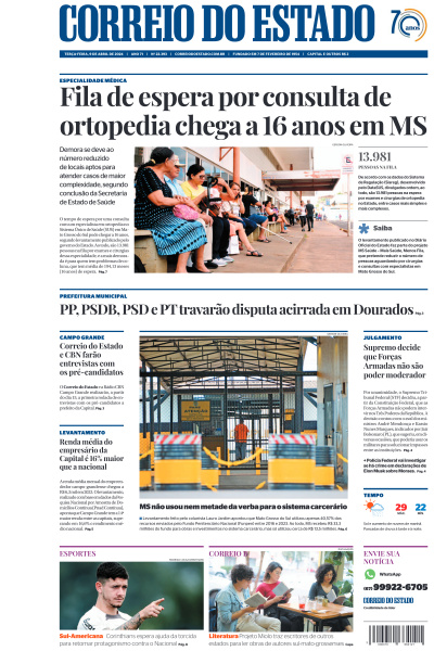 Correio do Estado - Edição de 09 de Abril de 2024