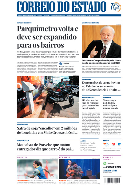 Correio do Estado - Edição de 10 de Abril de 2024