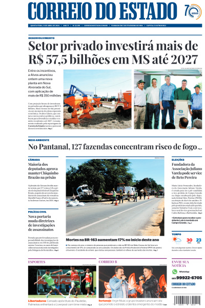 Correio do Estado - Edição de 11 de Abril de 2024