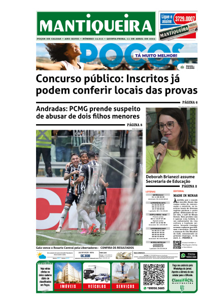 Mantiqueira - Edição de 11 de Abril de 2024