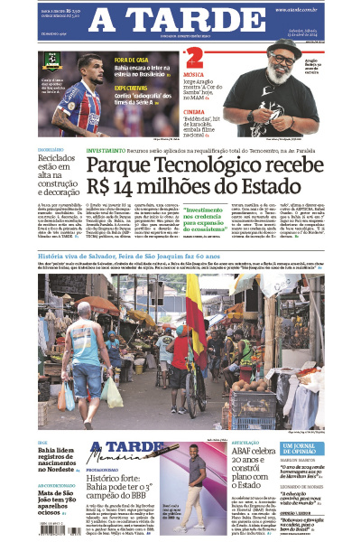 A TARDE - Edição de 13 de abril de 2024