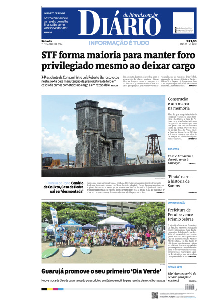Diário do Litoral - Edição de 13 de Abril de 2024