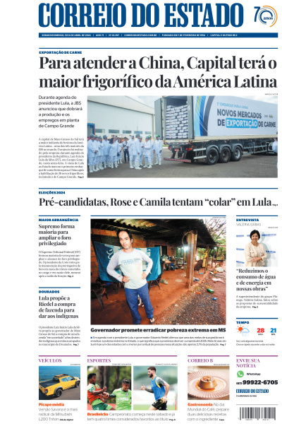 Correio do Estado - Edição de 13 de Abril de 2024