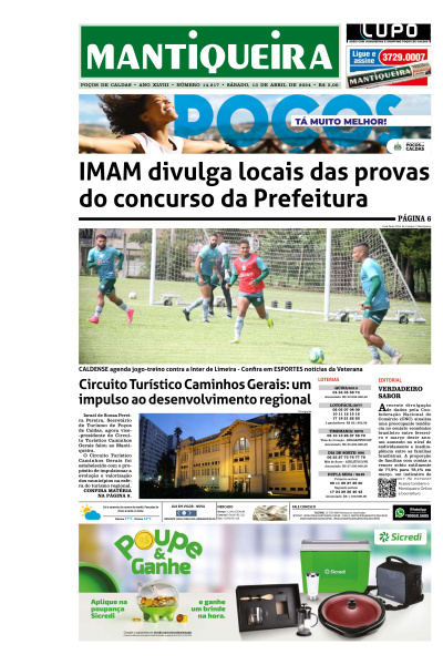 Mantiqueira - Edição de 13 de Abril de 2024