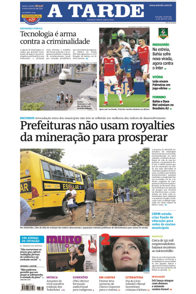 A TARDE - Edição de 14 de abril de 2024