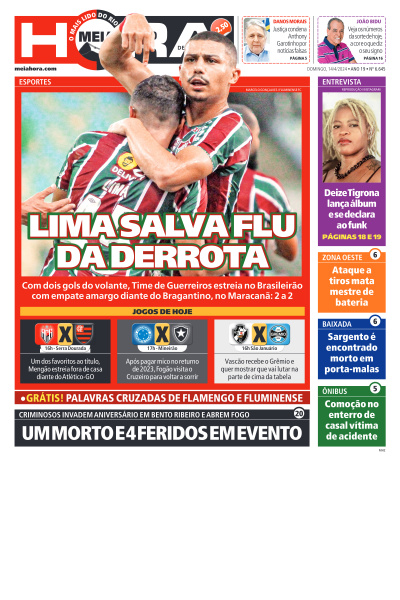 MEIA HORA - Edição de 14 de Abril de 2024