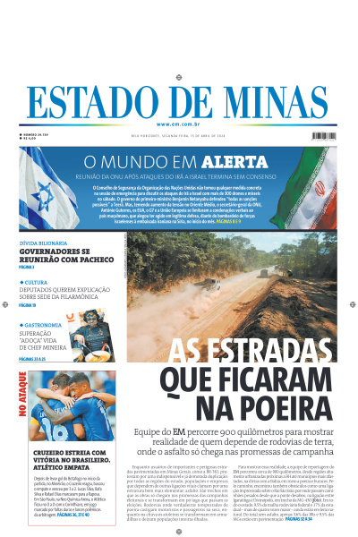 Estado de Minas - Edição de 15 de Abril de 2024