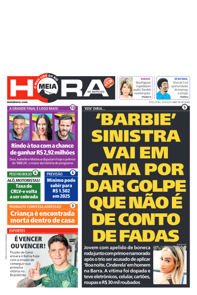 MEIA HORA - Edição de 16 de Abril de 2024