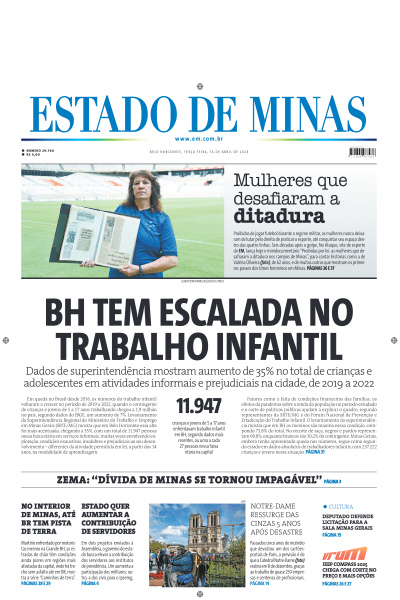 Estado de Minas - Edição de 16 de Abril de 2024