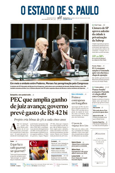 Estadão - Edição de 18 de Abril de 2024