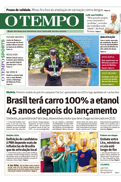 O TEMPO - Edição de 19 de Abril de 2024