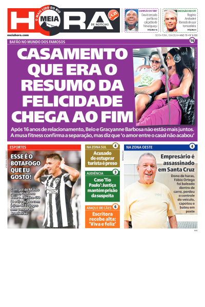 MEIA HORA - Edição de 19 de Abril de 2024