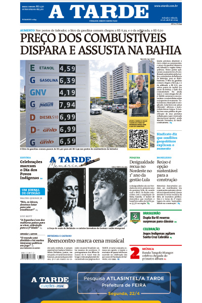 A TARDE - Edição de  20 de abril de 2024