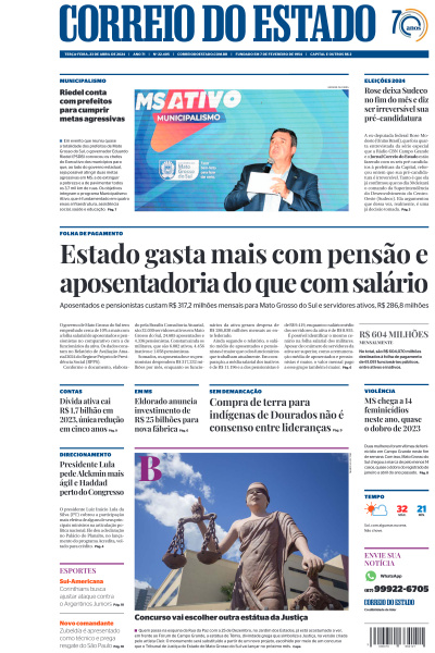 Correio do Estado - Edição de 23 de Abril de 2024