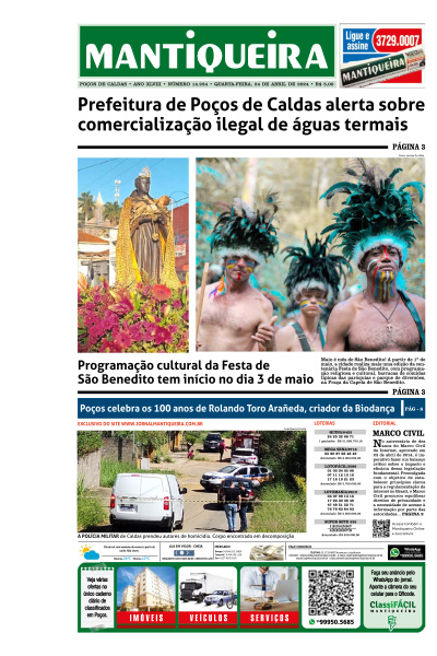 Mantiqueira - Edição de 24 de Abril de 2024