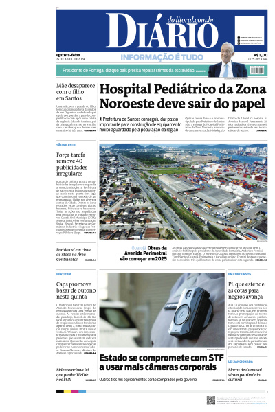 Diário do Litoral - Edição de 25 de Abril de 2024