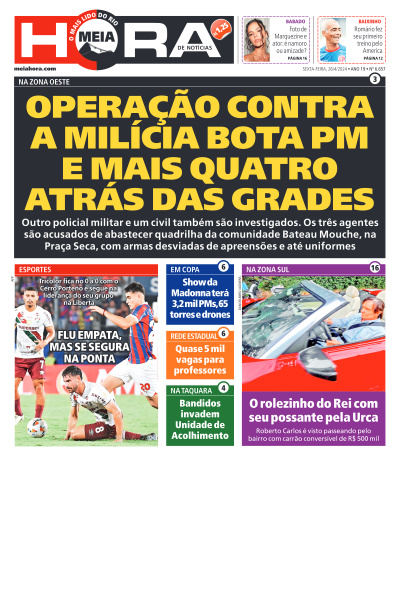 MEIA HORA - Edição de 26 de Abril de 2024