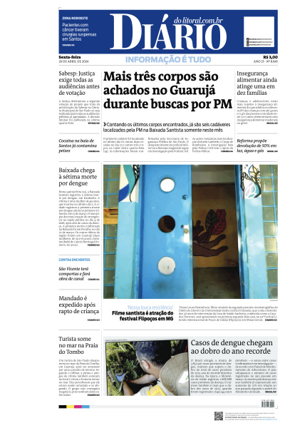 Diário do Litoral - Edição de 26 de Abril de 2024