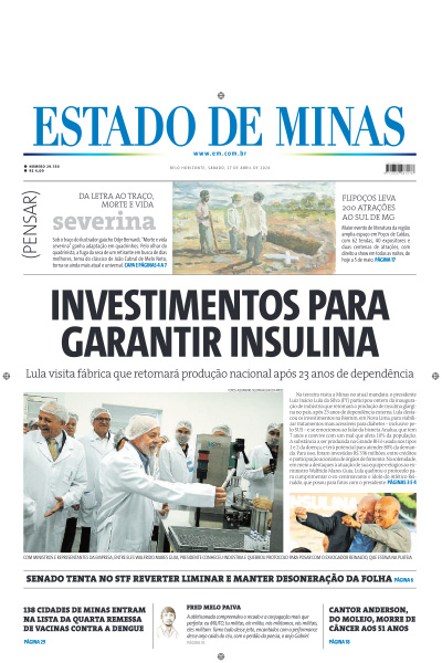 Estado de Minas - Edição de 27 de Abril de 2024