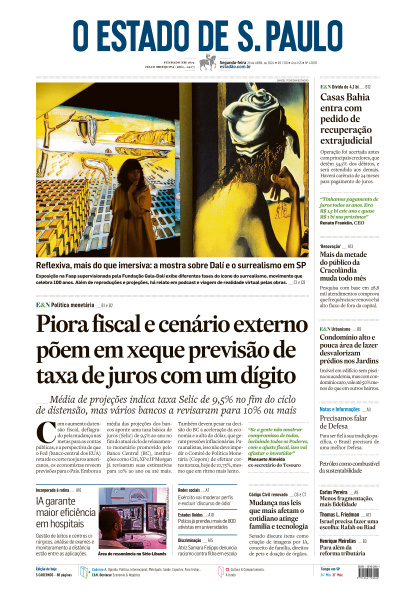 Estadão - Edição de 29 de Abril de 2024