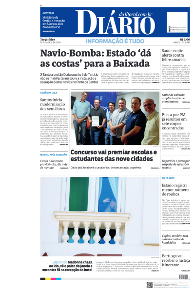 Diário do Litoral - Edição de 30 de Abril de 2024