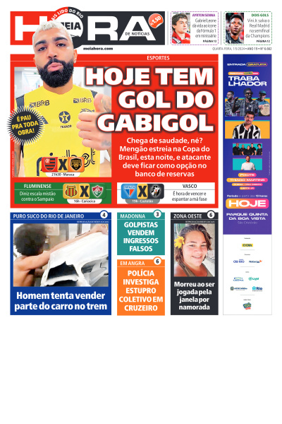 MEIA HORA - Edição de 01 de Maio de 2024