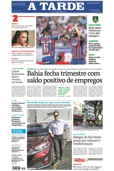 A TARDE - Edição de 01 de maio de 2024