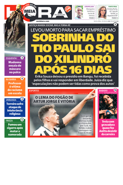 MEIA HORA - Edição de 03 de Maio de 2024