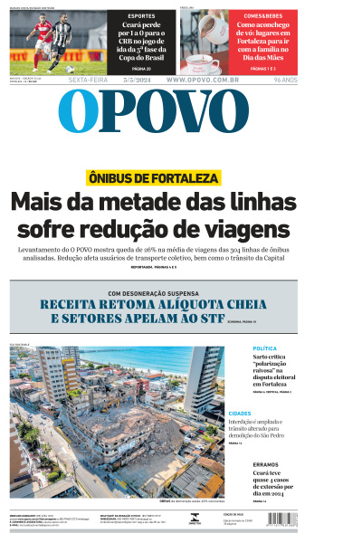 O POVO - Edição de 03 de Maio de 2024