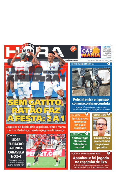 MEIA HORA - Edição de 06 de Maio de 2024