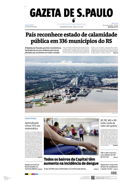 Gazeta de S. Paulo - Edição de 07 de Maio de 2024