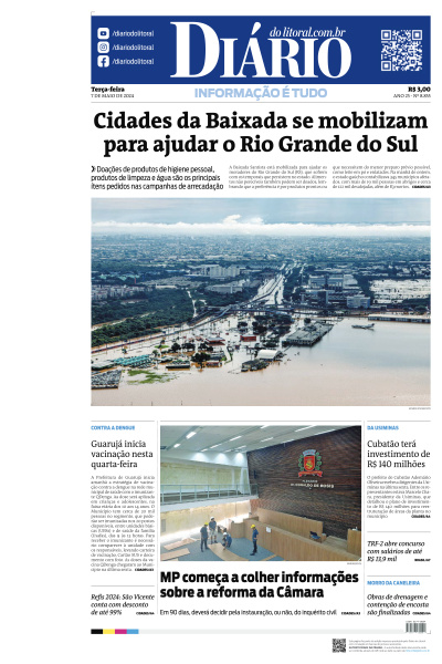 Diário do Litoral - Edição de 07 de Maio de 2024