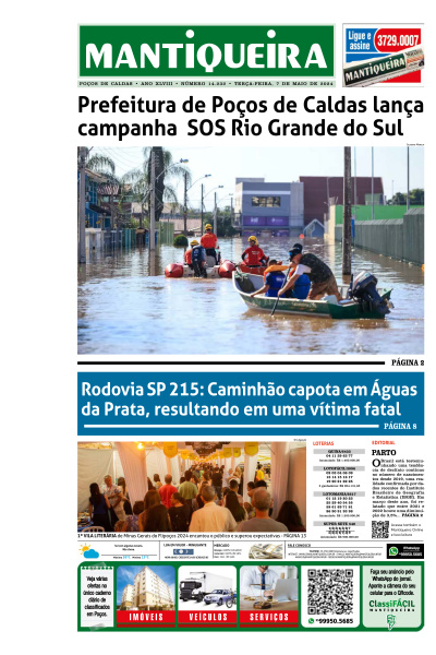 Mantiqueira - Edição de 07 de Maio de 2024