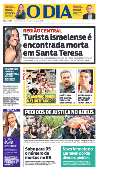 O DIA - Edição de 08 de Maio de 2024