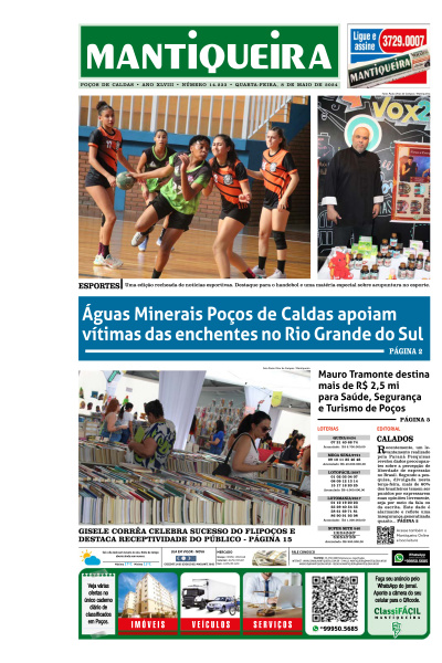 Mantiqueira - Edição de 08 de Maio de 2024