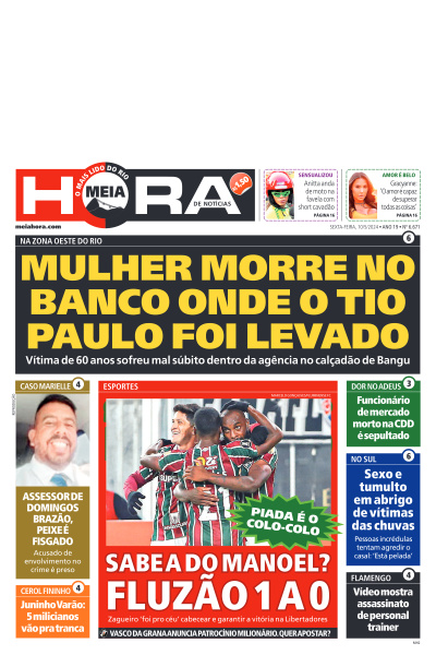 MEIA HORA - Edição de 10 de Maio de 2024