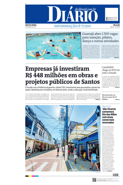 Diário do Litoral - Edição de 10 de Maio de 2024