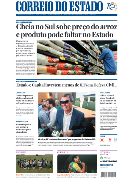 Correio do Estado - Edição de 10 de Maio de 2024