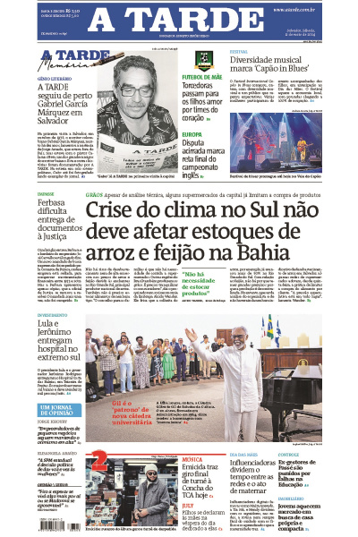 A TARDE - Edição de 11 de maio de 2024