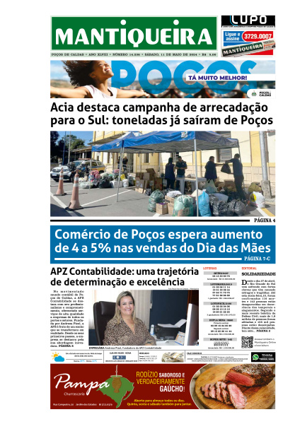 Mantiqueira - Edição de 11 de Maio de 2024