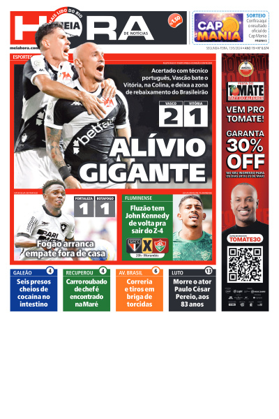 MEIA HORA - Edição de 13 de Maio de 2024