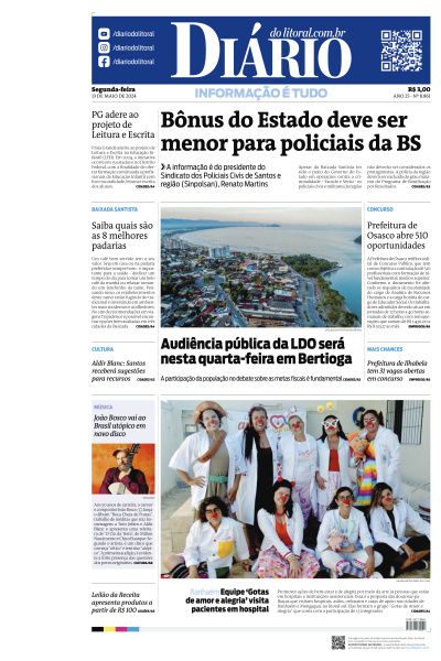 Diário do Litoral - Edição de 13 de Maio de 2024