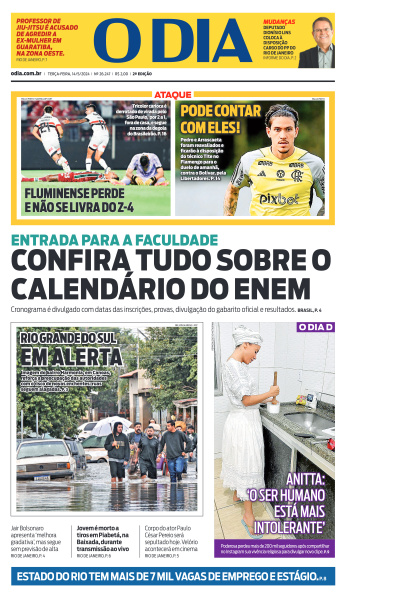 O DIA - Edição de 14 de Maio de 2024