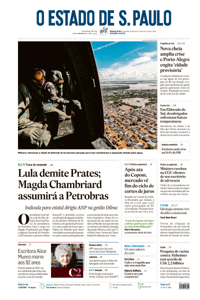 Estadão - Edição de 15 de Maio de 2024