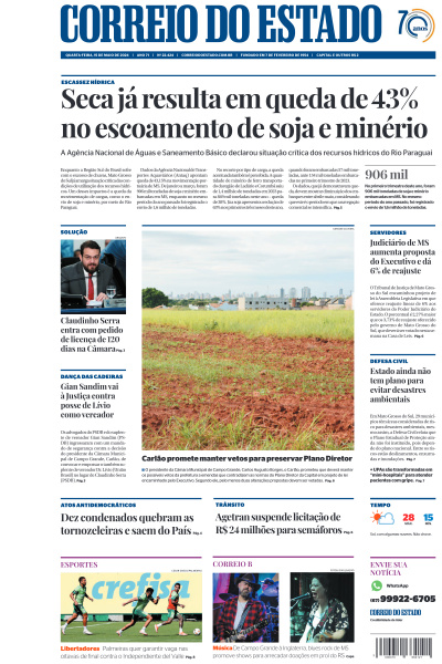 Correio do Estado - Edição de 15 de Maio de 2024