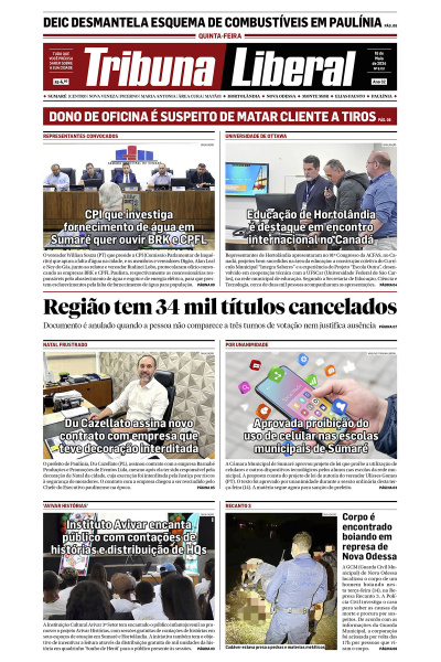 Tribuna Liberal - Edição de 16 de Maio de 2024